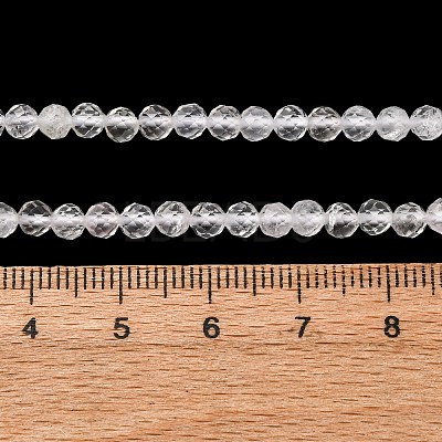 Natural Quartz Crystal Beads Strands G-C226-B05-4mm-1