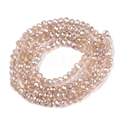 Electroplate Glass Beads Strands EGLA-A044-T1mm-B20-1
