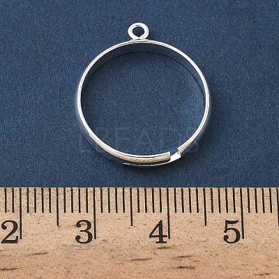 Adjustable Brass Finger Ring Trays for Hanging Pendant KK-K414-03A-S-1