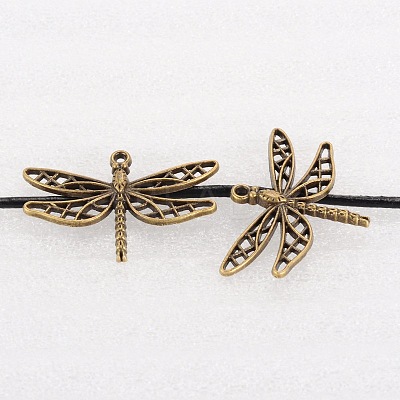 Tibetan Style Alloy Pendants X-TIBEP-A12-3725-AB-FF-1