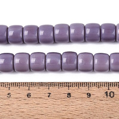 Opaque Glass Beads Strands GLAA-Q106-02A-B04-1
