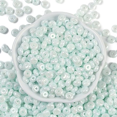 Opaque Colours Luster Glass Seed Beads X1-SEED-P008-01C-04-1