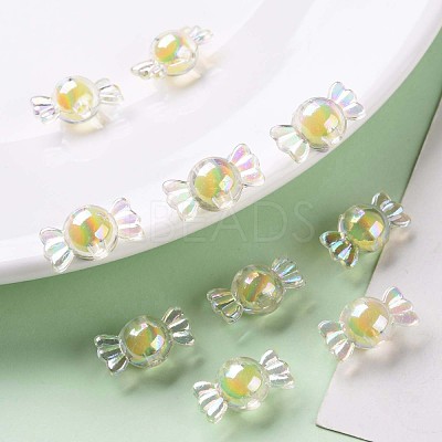 Transparent Acrylic Beads TACR-S152-03B-SS2105-1