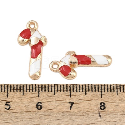 Christmas Alloy Enamel Pendants FIND-I067-02KCG-13B-1
