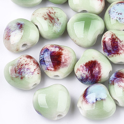 Handmade Porcelain Beads PORC-S498-15A-01-1