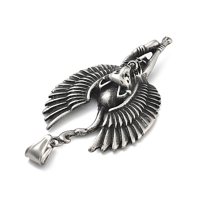 304 Stainless Steel Big Pendants X-STAS-V008-05AS-1