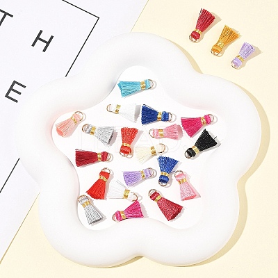20Pcs Handmade Polycotton(Polyester Cotton) Tassel Decorations FIND-FS0003-27K-1