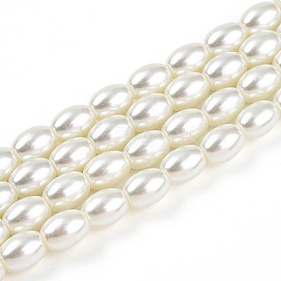 Baking Paint Pearlized Glass Pearl Bead Strands HY-T002-01A-02-1