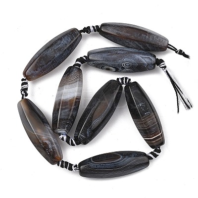 Natural Fire Crackle Agate Beads Strands GG-T001-01B-1