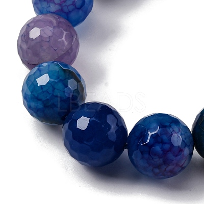 Natural Dragon Veins Agate(Dyed & Heated) Beads Strands G-K390-A08-01-1