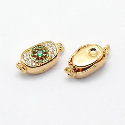 Brass Box Clasps KK-G323-47B-G-NR-1