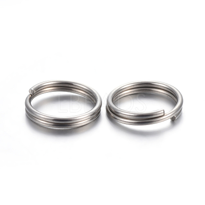 Tarnish Resistant 304 Stainless Steel Split Rings X-STAS-P223-22P-04-1