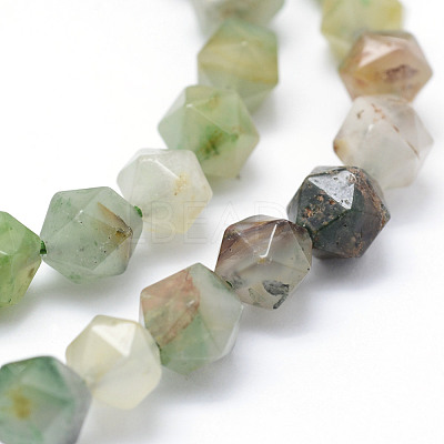 Natural Chrysoprase Beads Strands G-F523-34-8mm-1