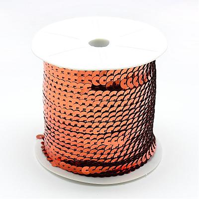 Plastic Paillette Beads PVC-Q085-6mm-13-1