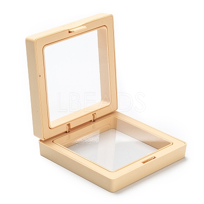 Square Transparent PE Thin Film Suspension Jewelry Display Box LS-CON-D009-01B-01-1