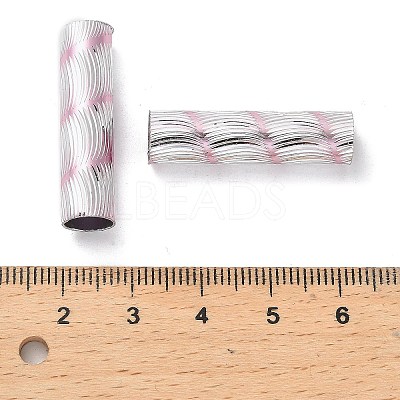 Rack Plating Aluminum Beads ALLUM-R211-01P-1