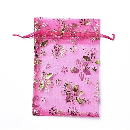 Organza Drawstring Jewelry Pouches OP-I001-A08-1