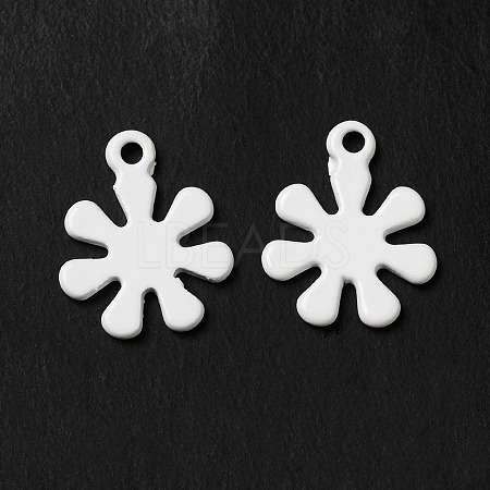 Spray Painted 201 Stainless Steel Charms LS-STAS-I672-10B-1