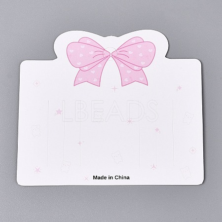 Cardboard Paper Jewelry Display Cards for Hair Clip Storage CDIS-N004-04-1