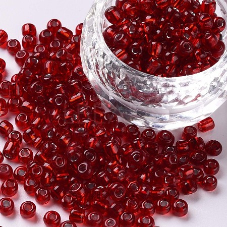 6/0 Glass Seed Beads SEED-US0003-4mm-25B-1