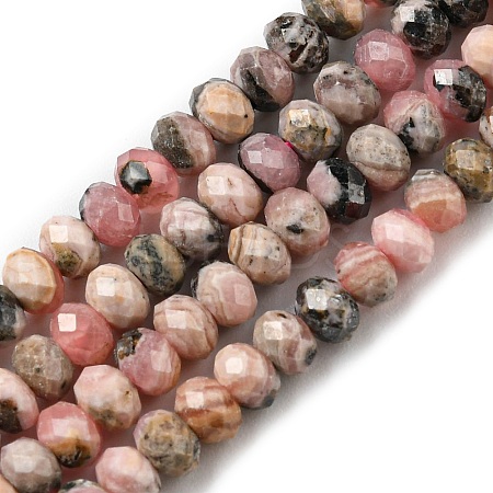 Natural Argentina Rhodonite Beads Strands G-C052-10-1
