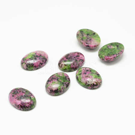 Synthetic Ruby in Zoisite Gemstone Cabochons G-T020-18x25mm-13-1
