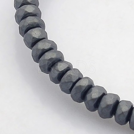 Electroplate Non-magnetic Synthetic Hematite Beads Strands G-J208B-09-1