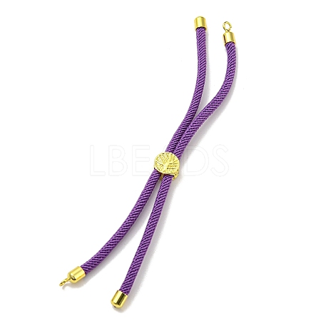 Nylon Cords Bracelet Makings Fit for Connector Charms AJEW-P116-01G-10-1