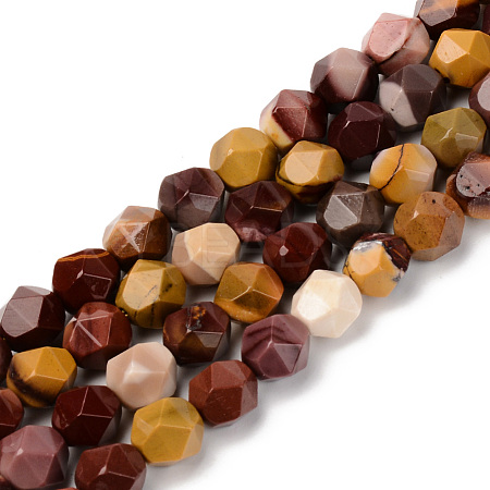 Natural Mookaite Beads Strands G-S368-002B-1