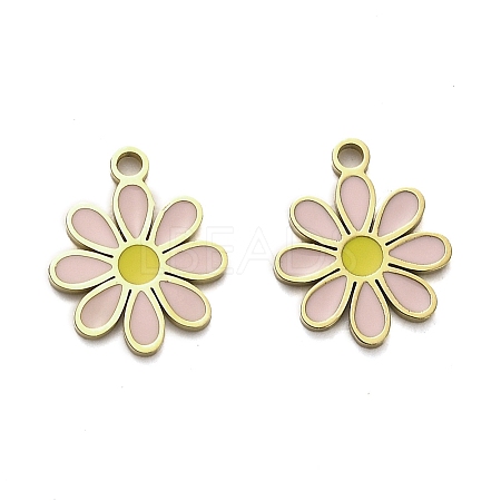 304 Stainless Steel Enamel Charms STAS-L022-016G-01-1
