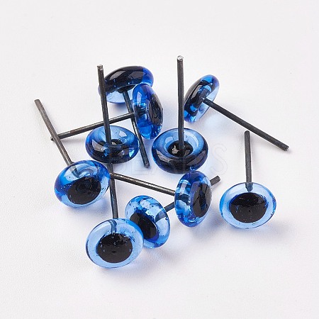 Craft Glass Doll Eyes LS-DIY-WH0020-B03-10mm-1
