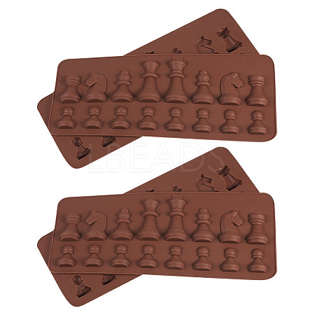Silicone Chess Shaped Mold PH-DIY-WH0072-21-1