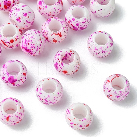 20Pcs Acrylic European Beads OPDL-YW0001-04H-1