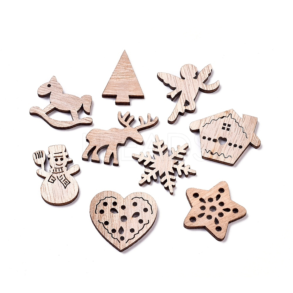 Laser Cut Wood Shapes - Lbeads.com