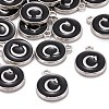 Platinum Plated Alloy Charms ENAM-S118-02C-P-4