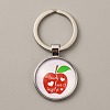 Teacher's Day Time Gem Keychain KEYC-WH0029-51F-P-1