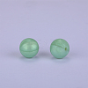 Round Silicone Focal Beads SI-JX0046A-121-2