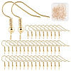 110Pcs Brass French Hooks with Coil and Ball KK-CN0002-35-1