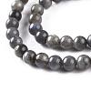 Natural Black Labradorite Beads Strands X-G-S333-6mm-021B-3