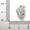 Fine Silver Cute Zodiac Snake Charms STER-D300-11AS-3