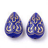 Teardrop Plating Acrylic Beads X-PACR-Q102-151D-2