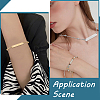 40Pcs 2 Colors Ion Plating(IP) 304 Stainless Steel Connector Charms STAS-SC0009-01-5