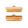 304 Stainless Steel Ribbon Crimp Ends STAS-E471-05N-G-1