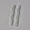 Transparent Colours Rainbow Glass Twist Bugle Beads GLAA-WH0039-11C-2