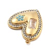 304 Stainless Steel Rhinestone Pendants STAS-R155-035L-G-2