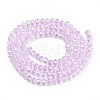 Electroplate Glass Beads Strands EGLA-A044-T8mm-A10-2