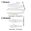 Lace Elastic Bridal Garters & Belts Set OCOR-WH0020-06-2