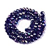 Electroplate Glass Beads Strands LS-EGLA-A044-T6mm-B06-3