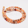 Natural Sardonyx Beads Strands X-G-K155-D-6mm-01-2