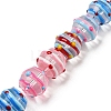 Handmade Bumpy Lampwork Beads Strands LAMP-R145-09-1